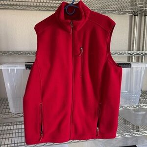 L.L. Bean Men's Bold Red Vest